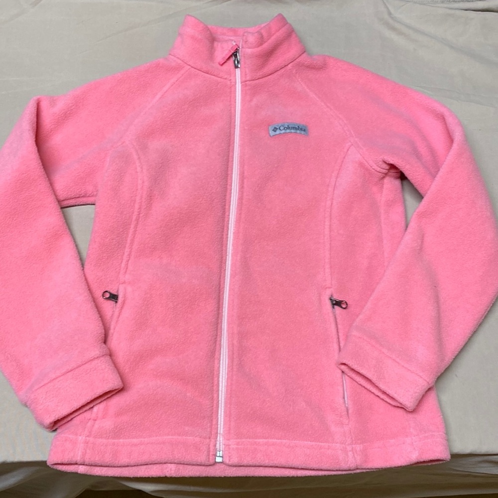 Columbia Fleece Jacket- Size M (10-12) Girls
